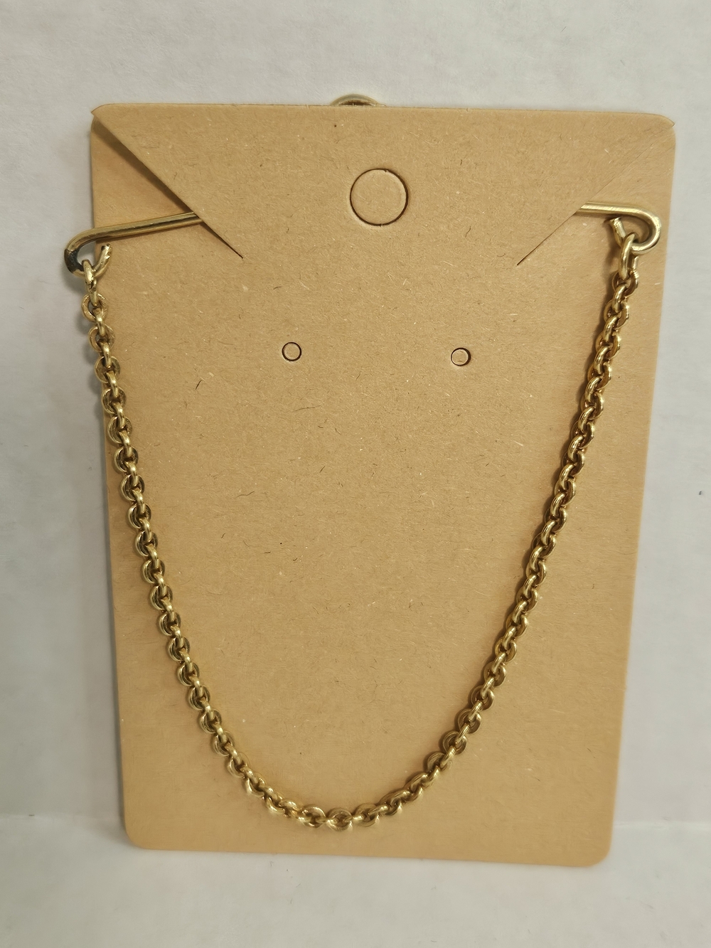 Gold Rope Chain For Ties - Men's Jewelry